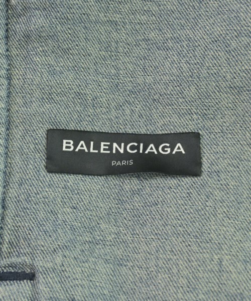 BALENCIAGA（バレンシアガ）デニムジャケット 青 サイズ:46(M位) メンズ/2200700970025