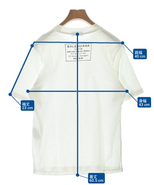 BALENCIAGA（バレンシアガ）Tシャツ・カットソー 白 サイズ:S レディース/2200701763428