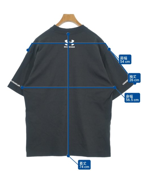 BALENCIAGA（バレンシアガ）Tシャツ・カットソー 黒 サイズ:S メンズ/2200702168017