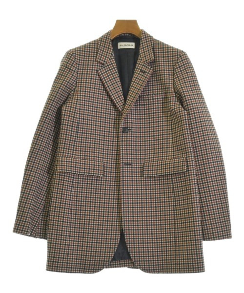 BALENCIAGA(バレンシアガ)テーラードジャケット 茶 サイズ:36(XS位)/2200652713022