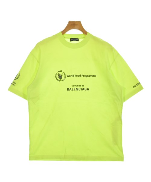 BALENCIAGA(バレンシアガ)Tシャツ・カットソー 黄 サイズ:XS/2200654652039