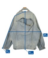 BALENCIAGA（バレンシアガ）デニムジャケット 青 サイズ:L メンズ/2200654755013