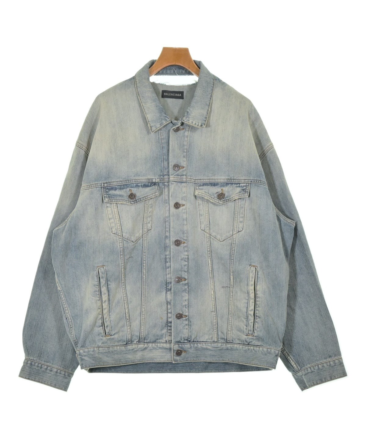 BALENCIAGA（バレンシアガ）デニムジャケット 青 サイズ:L メンズ
