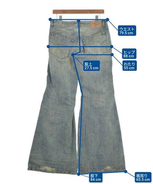 BALENCIAGA（バレンシアガ）デニムパンツ 青 サイズ:S メンズ/2200654755020