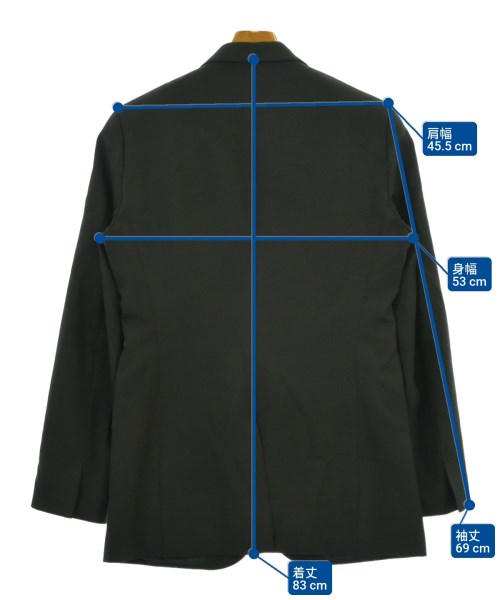 BALENCIAGA（バレンシアガ）テーラードジャケット 黒 サイズ:50(XL位) メンズ/2200655094067