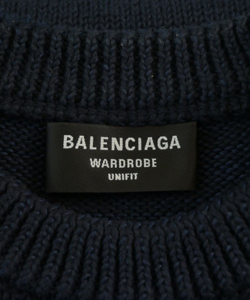BALENCIAGA（バレンシアガ）ニット・セーター 紺 サイズ:M メンズ/2200655285038