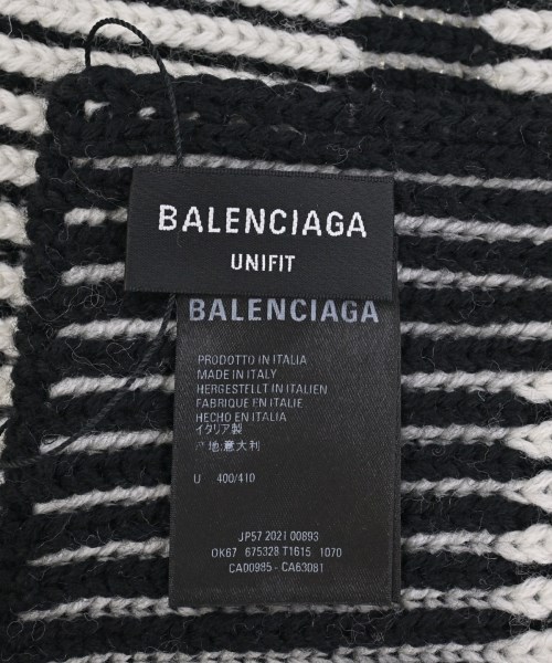 BALENCIAGA（バレンシアガ）マフラー 黒 サイズ:- メンズ/2200655529033