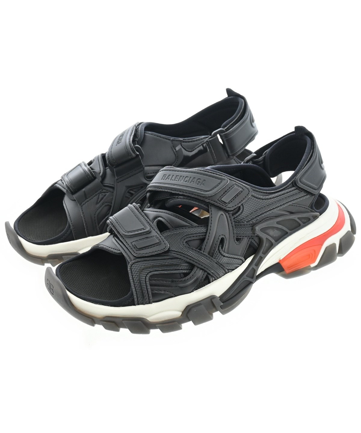 バレンシアガ BALENCIAGA ブラック サンダル 41（27cm） 訳あり バレンシアガ BALENCIAGA ブラック サンダル 41（27cm） 訳あり - メルカリ