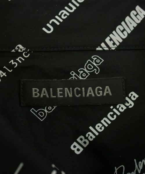 BALENCIAGA（バレンシアガ）カジュアルシャツ 黒 サイズ:38(XXL位) メンズ/2200655753018