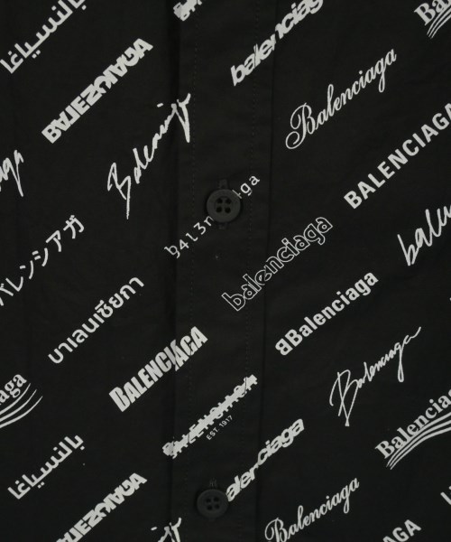BALENCIAGA（バレンシアガ）カジュアルシャツ 黒 サイズ:38(XXL位) メンズ/2200655753018
