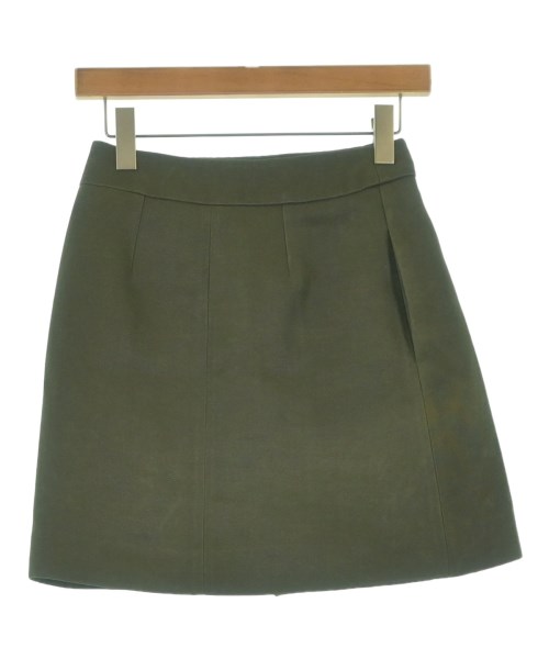 BALENCIAGA（バレンシアガ）ミニスカート カーキ サイズ:34(XXS位) レディース/2200656203017
