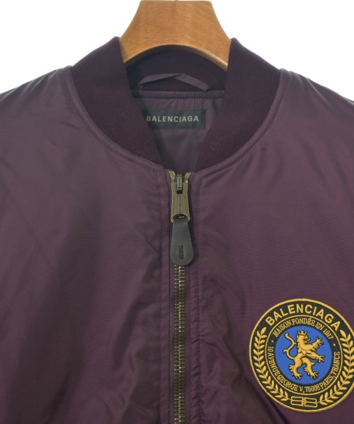 BALENCIAGA（バレンシアガ）ミリタリーブルゾン 紫 サイズ:40(S位) メンズ/2200656345021