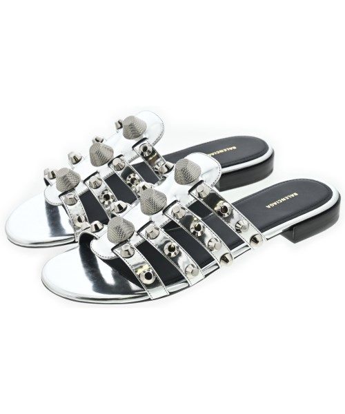 BALENCIAGA(バレンシアガ)サンダル シルバー サイズ:EU37 1/2(24cm位)/2200656775033