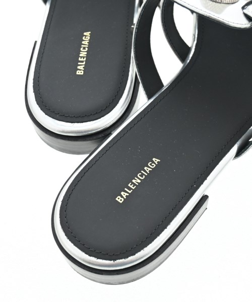 BALENCIAGA（バレンシアガ）サンダル シルバー サイズ:EU37 1/2(24cm位) レディース/2200656775033