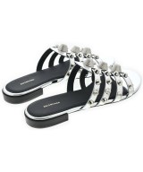 BALENCIAGA（バレンシアガ）サンダル シルバー サイズ:EU37 1/2(24cm位) レディース/2200656775033