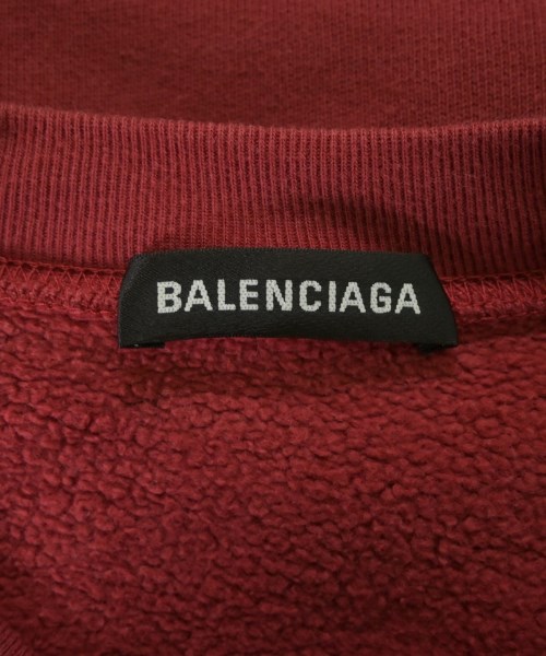 BALENCIAGA（バレンシアガ）スウェット 赤 サイズ:M レディース/2200625476091