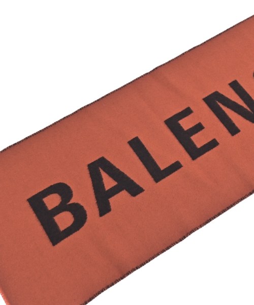 BALENCIAGA（バレンシアガ）マフラー オレンジ サイズ:- メンズ/2200657820053