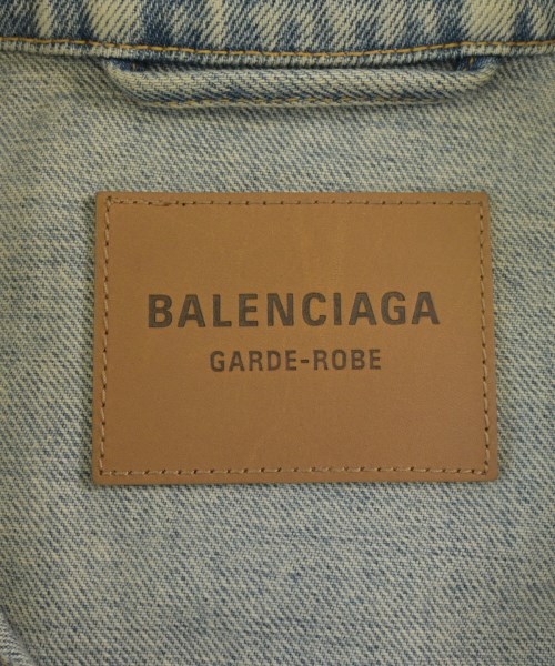 BALENCIAGA（バレンシアガ）デニムジャケット 青 サイズ:32(L位) レディース/2200657832551