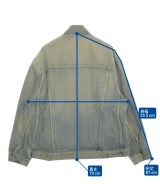 BALENCIAGA（バレンシアガ）デニムジャケット 青 サイズ:32(L位) レディース/2200657832551