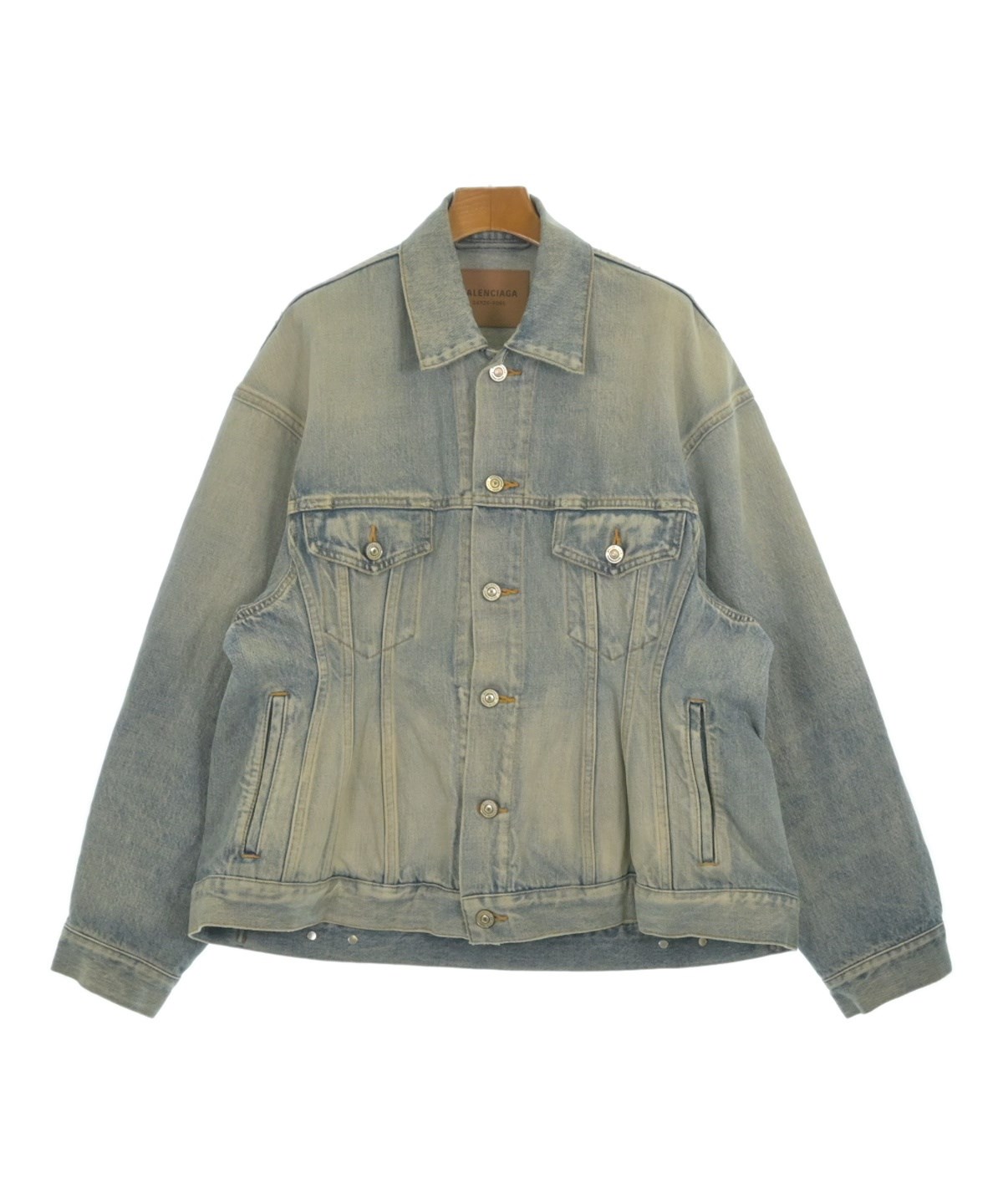 BALENCIAGA（バレンシアガ）デニムジャケット 青 サイズ:32(L位