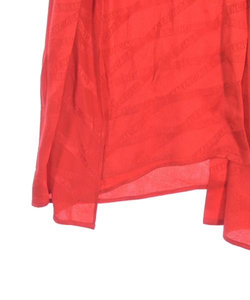 BALENCIAGA（バレンシアガ）シャツワンピース 赤 サイズ:34(XXS位) レディース/2200657894061