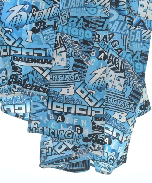 BALENCIAGA（バレンシアガ）カジュアルシャツ 青 サイズ:34(XXS位) レディース/2200657953027