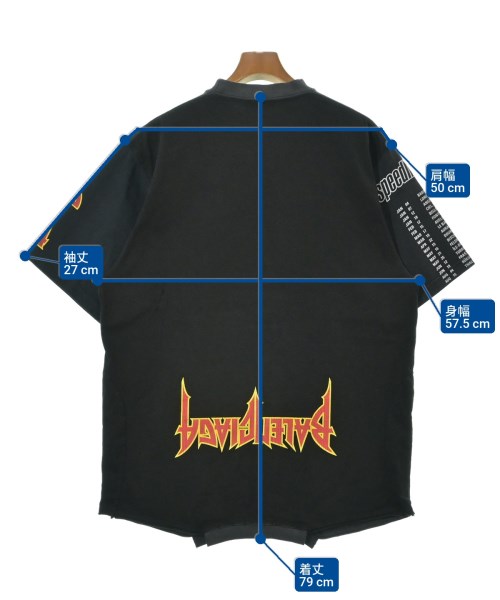 BALENCIAGA（バレンシアガ）Tシャツ・カットソー 黒 サイズ:2(M位) メンズ/2200654273098