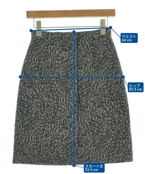 BALENCIAGA（バレンシアガ）ひざ丈スカート 黒 サイズ:36(XS位) レディース/2200655567684