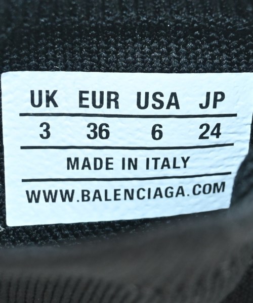 BALENCIAGA（バレンシアガ）スニーカー 黒 サイズ:24cm レディース/2200655726029