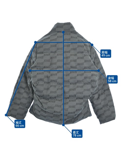 BALENCIAGA（バレンシアガ）ダウンジャケット/ダウンベスト グレー サイズ:34(S位) メンズ/2200659764010