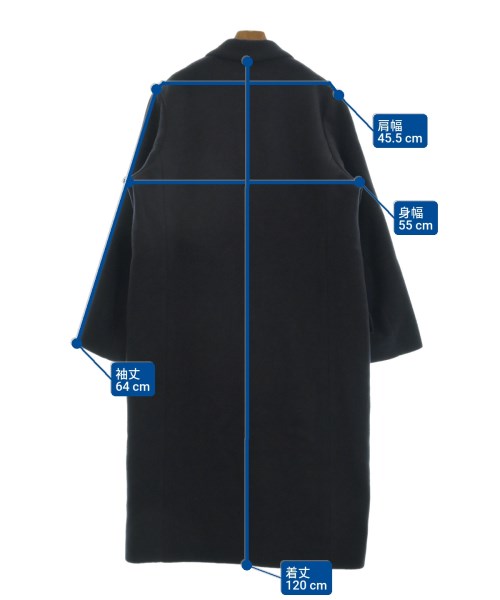 BALENCIAGA（バレンシアガ）チェスターコート 紺 サイズ:36(S位) レディース/2200653900209