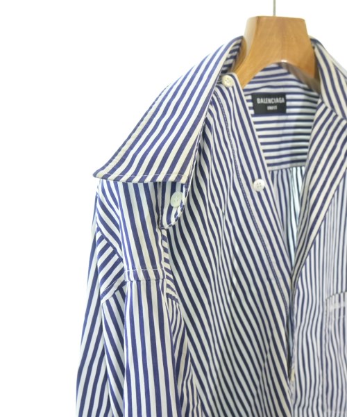 BALENCIAGA（バレンシアガ）カジュアルシャツ 紺 サイズ:XS メンズ/2200660512037