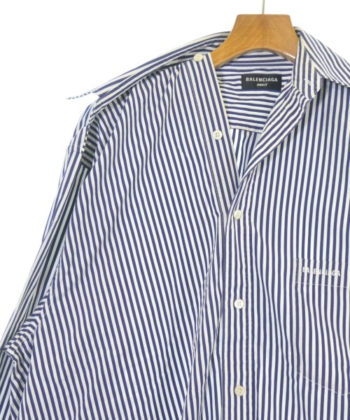 BALENCIAGA（バレンシアガ）カジュアルシャツ 紺 サイズ:XS メンズ/2200660512037