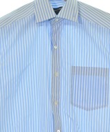 BALENCIAGA（バレンシアガ）カジュアルシャツ 青 サイズ:37(S位) レディース/2200647718063