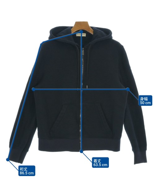 BALENCIAGA（バレンシアガ）パーカー 紺 サイズ:S メンズ/2200657383763