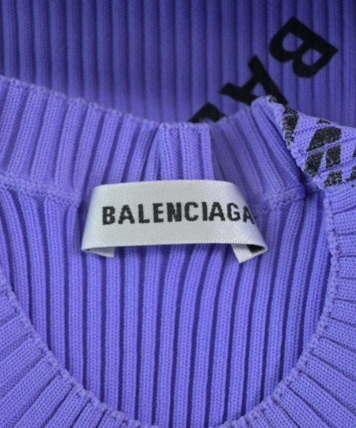 BALENCIAGA（バレンシアガ）ニット・セーター 紫 サイズ:S レディース/2200661884010