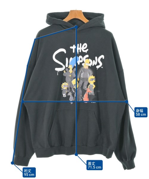 BALENCIAGA（バレンシアガ）パーカー 紺 サイズ:3(L位) メンズ/2200657002053