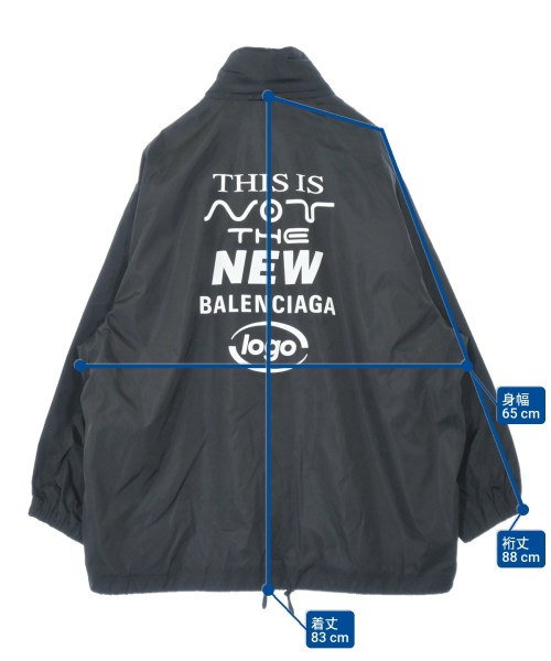 BALENCIAGA（バレンシアガ）ブルゾン 黒 サイズ:36(XS位) レディース/2200657528126