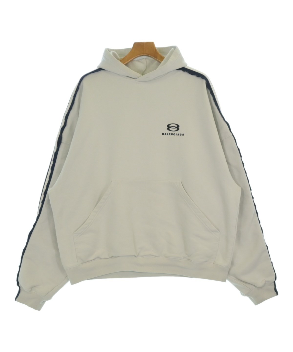 BALENCIAGA（バレンシアガ）パーカー 白 サイズ:3(L位) メンズ