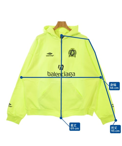 BALENCIAGA（バレンシアガ）パーカー 黄 サイズ:M メンズ/2200662237013