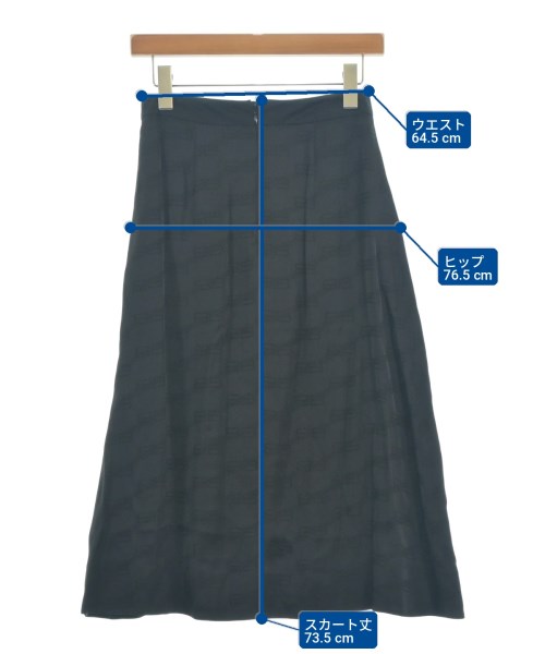 BALENCIAGA（バレンシアガ）ロング・マキシ丈スカート 黒 サイズ:36(XS位) レディース/2200711612075