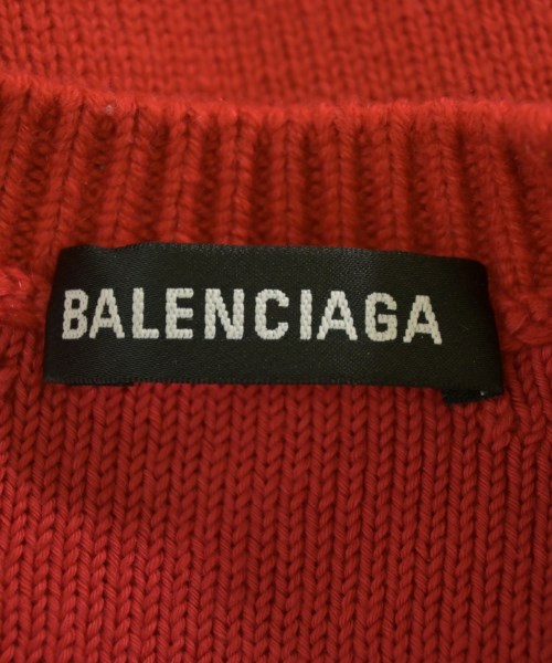 BALENCIAGA（バレンシアガ）ニット・セーター 赤 サイズ:S メンズ/2200711651036