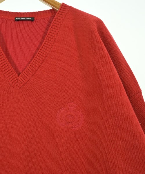 BALENCIAGA（バレンシアガ）ニット・セーター 赤 サイズ:S メンズ/2200711651036