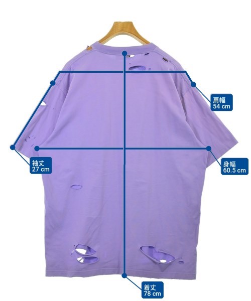BALENCIAGA（バレンシアガ）Tシャツ・カットソー 紫 サイズ:XXS メンズ/2200711679047