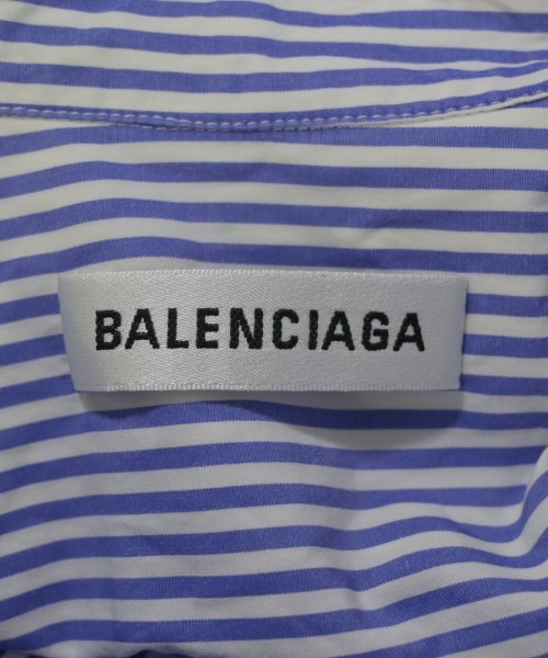 BALENCIAGA（バレンシアガ）カジュアルシャツ 青 サイズ:34(XXS位) レディース/2200713634013