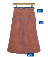BALENCIAGA（バレンシアガ）ロング・マキシ丈スカート 赤 サイズ:34(XXS位) レディース/2200713813050