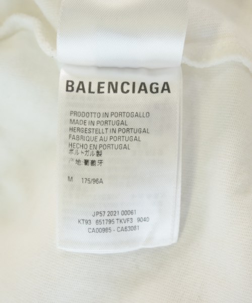BALENCIAGA（バレンシアガ）Tシャツ・カットソー 白 サイズ:M メンズ/2200714193137