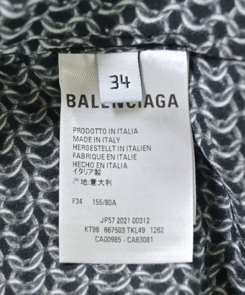 BALENCIAGA（バレンシアガ）ブラウス 黒 サイズ:34(XXS位) レディース/2200714968025