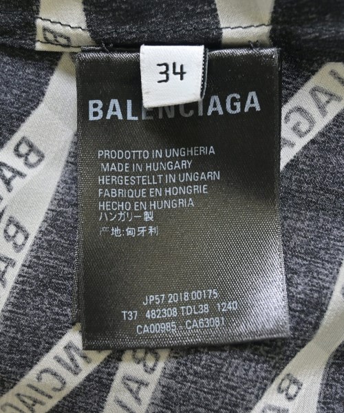 BALENCIAGA（バレンシアガ）ブラウス 黒 サイズ:34(XXS位) レディース/2200714968032