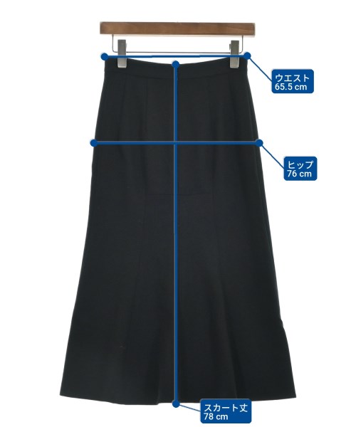 BALENCIAGA（バレンシアガ）ロング・マキシ丈スカート 黒 サイズ:34(XXS位) レディース/2200714968063